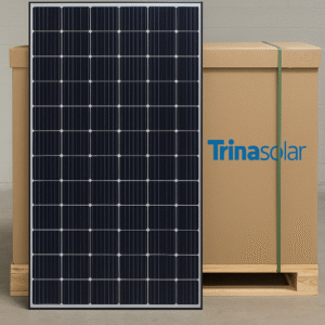 Trina Solar 435W Vertex-S+ Dual Glass Mono Solarmodul - Schwarzer Rahmen/weiße Rückseitenfolie